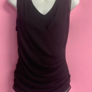 Ralph Lauren Black Wrap Tank Top